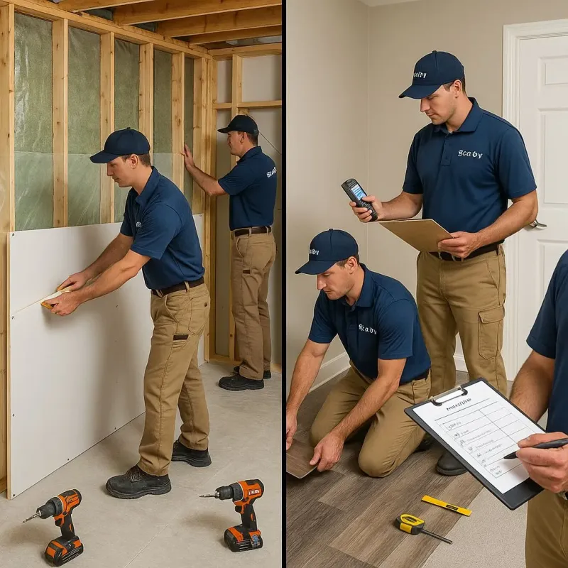 Repairs and Reconstruction process in Rock County, WI